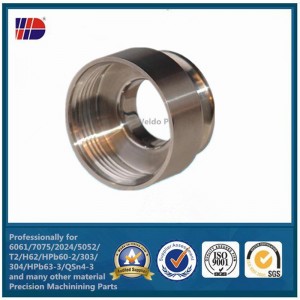 Персонализиран алуминиев неръждаема стомана с високо прецизна обработка на CNC части за камера