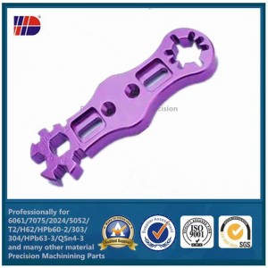 Персонализирани машини резервни прецизни CNC обработващи части с алуминий