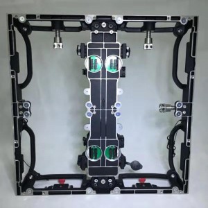 100% изцяло наем на предната услуга 500x500mm LED екран P3.91 наем на открито води видео стена