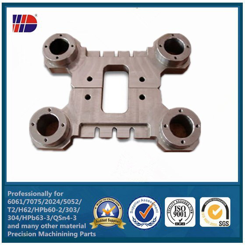 Висококачествена нископрецизна фрезована стоманена част от CNC