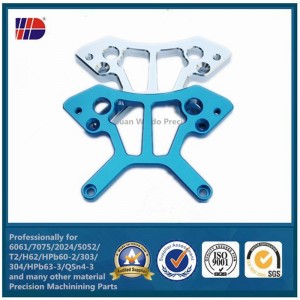 оцветяване анодизирайте алуминиева част с прецизна обработка на алуминиева част