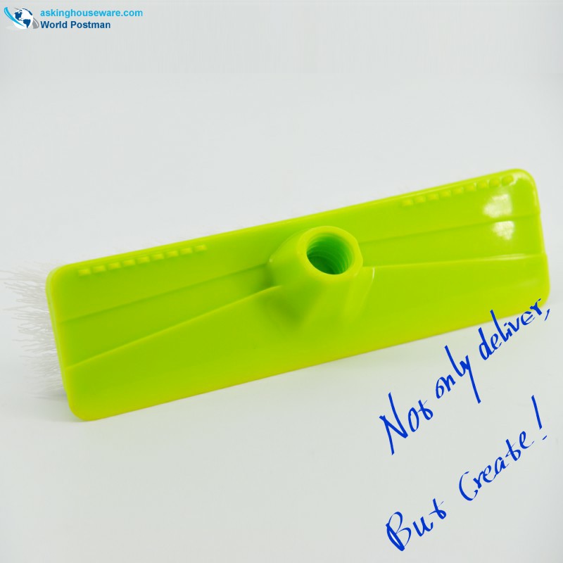 Akbrand Push Brush Sharp Hard Squeegee отзад с коса с косъм за конец с къси твърди PP четки