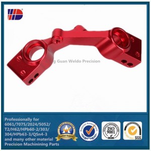 Големи високоточни медицински обработващи алуминиеви части с анод