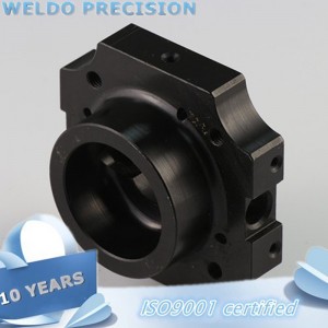 Най-популярните резервни части със стомана с CNC, обработени с черно покритие