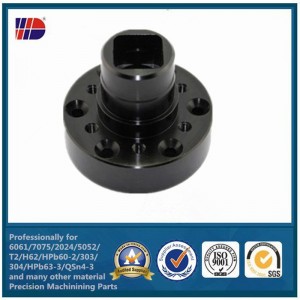 Най-популярните резервни части със стомана с CNC, обработени с черно покритие