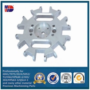 OEM Алуминиева обработка на машинни части с прецизна обработка на машини с ЦПУ
