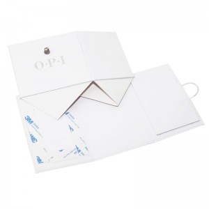 Кутия за хартия с индивидуално печатане на сребърно фолио Гланцова ламинация сгъваема опаковка