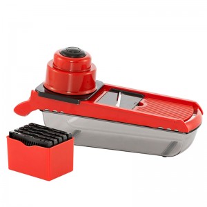 Кухненски зеленчуков резец с регулируеми ножове от неръждаема стомана Храна плодове Жулиен Slicer резачка на ренде