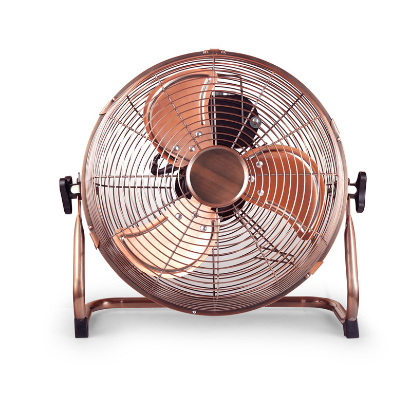 Въздушно охлаждане 12-инчов метален подов вентилатор с високо качество с висококачествен сертификат CE CB ROHS