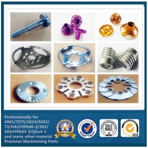 Прецизни CNC алуминиеви механични компоненти резервни части