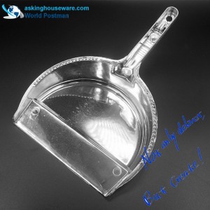 Метла за четка с полукръгла Akbrand със сребърна дълга дръжка