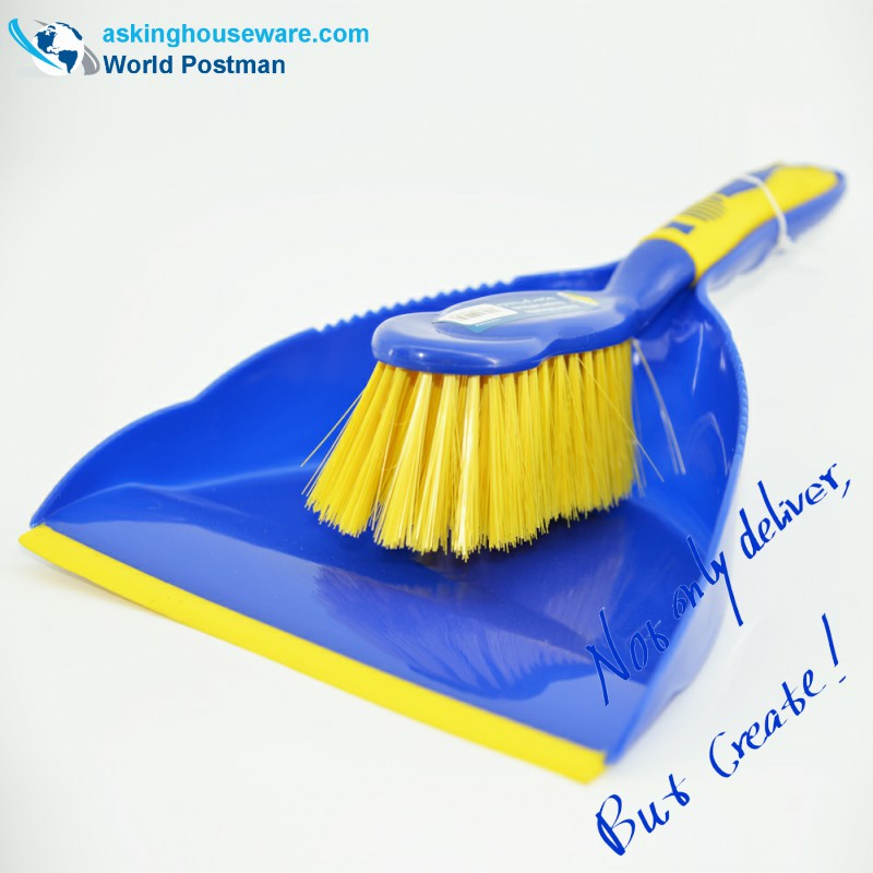 Метла за четка Akbrand Dustpan с TPR линия на TPR дръжка за вход Dustpan