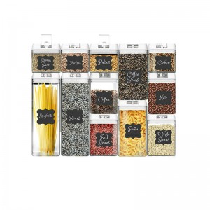 Комплект контейнери за съхранение на храни от 12 части за опазване на храната за многократна употреба