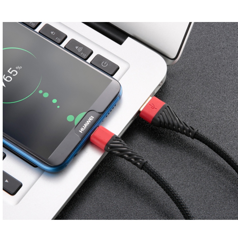 USB C кабел 3.0, USB тип C кабел за бързо зареждане USB към мобилен телефон кабел за Samsung Galaxy S8, S9 Plus, Note 8, LG v20, G6, G5, v30, Google Pixel 2 XL, Nexus 6-3 Pack Red