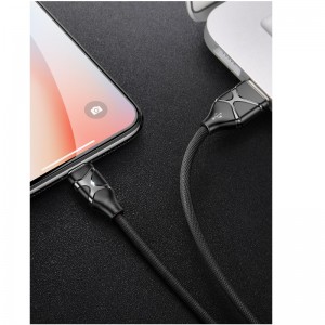 USB кабел за Apple, светкавица към USB кабел, сертифициран по MFi за бързо зарядно за iPhone за iPhone X / 8 Plus / 8/7 Plus / 7 / 6s Plus / 6s / 6 Plus / 6 / 5s / 5c / 5 / iPad Pr...