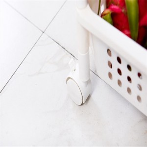 Склад Кухненска светлина 3-слойна пластмасова рафт за съхранение