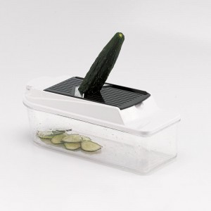 4IN 1 Зеленчуков котлет Mandoline Slicer - Стъклени контейнери Спиралайзер