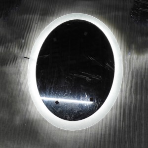 ЕС и САЩ луксозно осветено LED осветено огледало за баня-ENE-AL-117