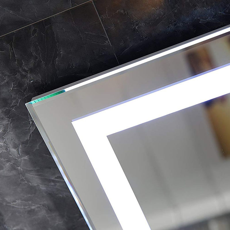 ЕС и САЩ луксозно осветено LED осветено огледало за баня-ENE-AL-101