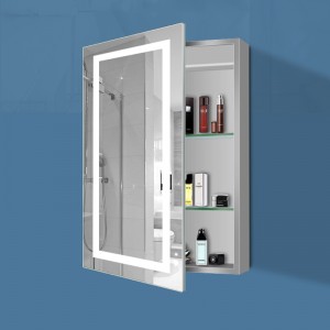 Луксозни светодиодни осветителни тела с огледало за баня с осветено LED осветление с кабина-ENE-AC-101