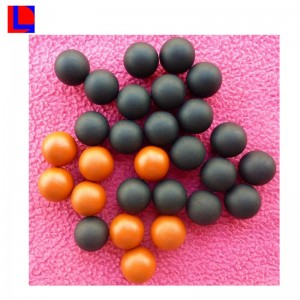 обичайна плътна гумена твърда полиуретанова топка pu