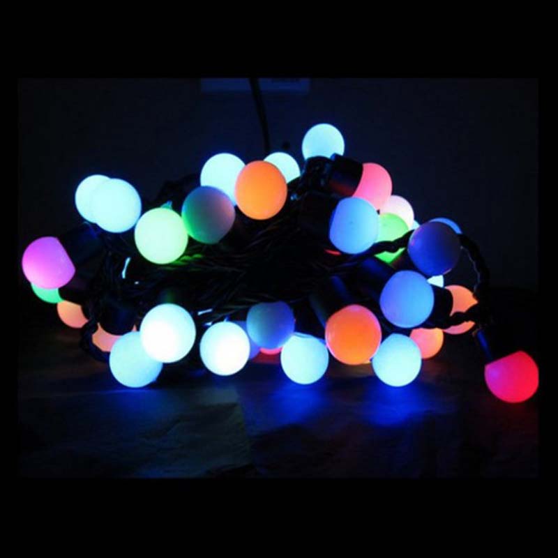 LED топка светлинни топки Цветни коледни топка светлини декоративни светлини