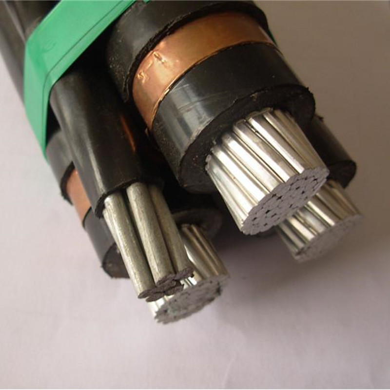 MV меден / алуминиев въздушен кабел за проводник на кабел 6.35 / 11KV 3x95mm2 3X185mm2