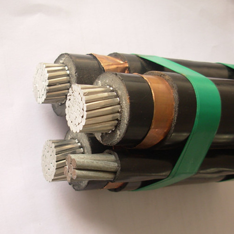 MV меден / алуминиев въздушен кабел за проводник на кабел 6.35 / 11KV 3x95mm2 3X185mm2