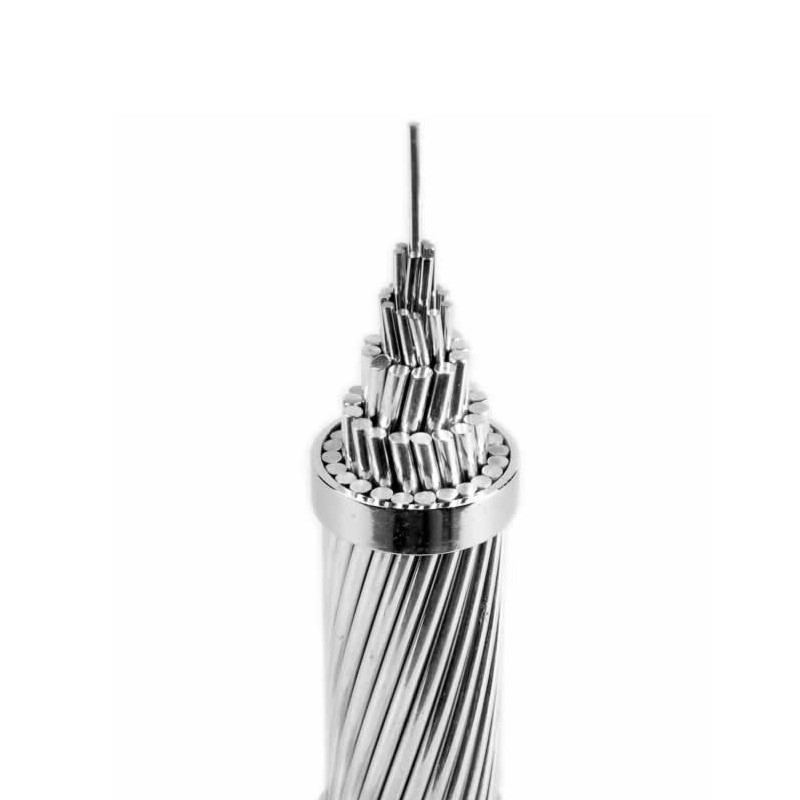 Стоманен подсилен гол проводник алуминиев проводник ACSR IEC61089, ASTM B-232, BS215