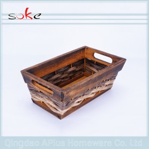 100% PE кошница за съхранение от ратан