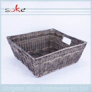 Най-висококачествената кошница за съхранение от ратан от ПП