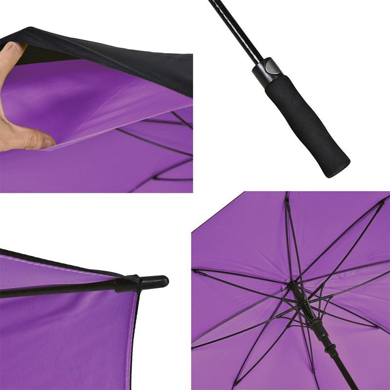Китайски чадър изключително голям двоен слой 32 инча голям размер ветроустойчив голф чадър