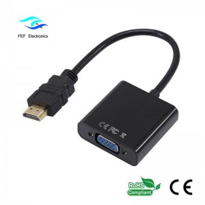 hdmi мъжки към vga женски конвертор Код: FEF-HIC-001