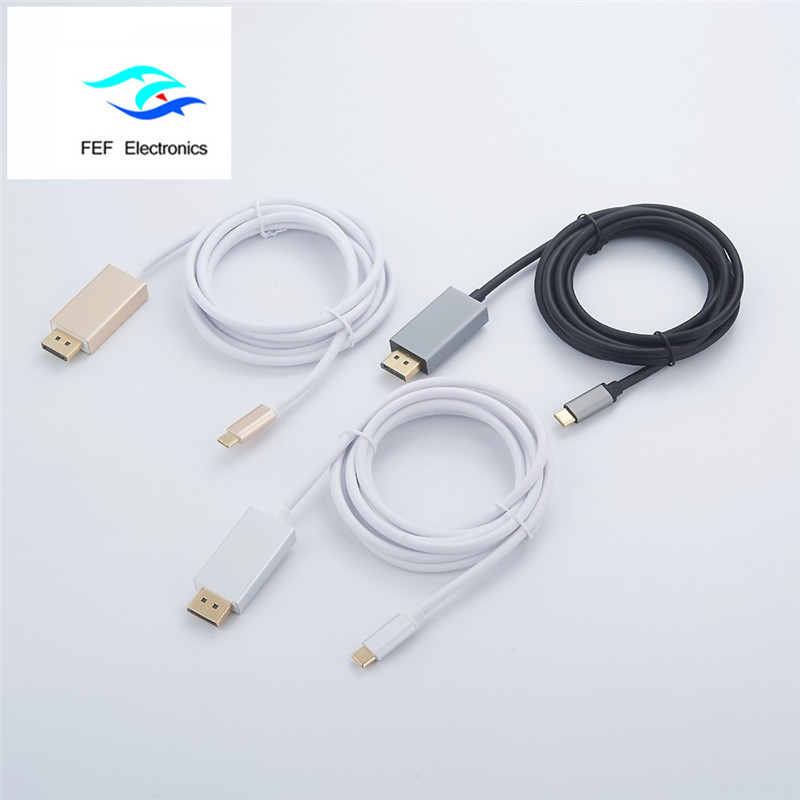 USB TYP-C към Mini Displayport Мъжки преобразувател ABS Код на корпуса: FEF-USBIC-014