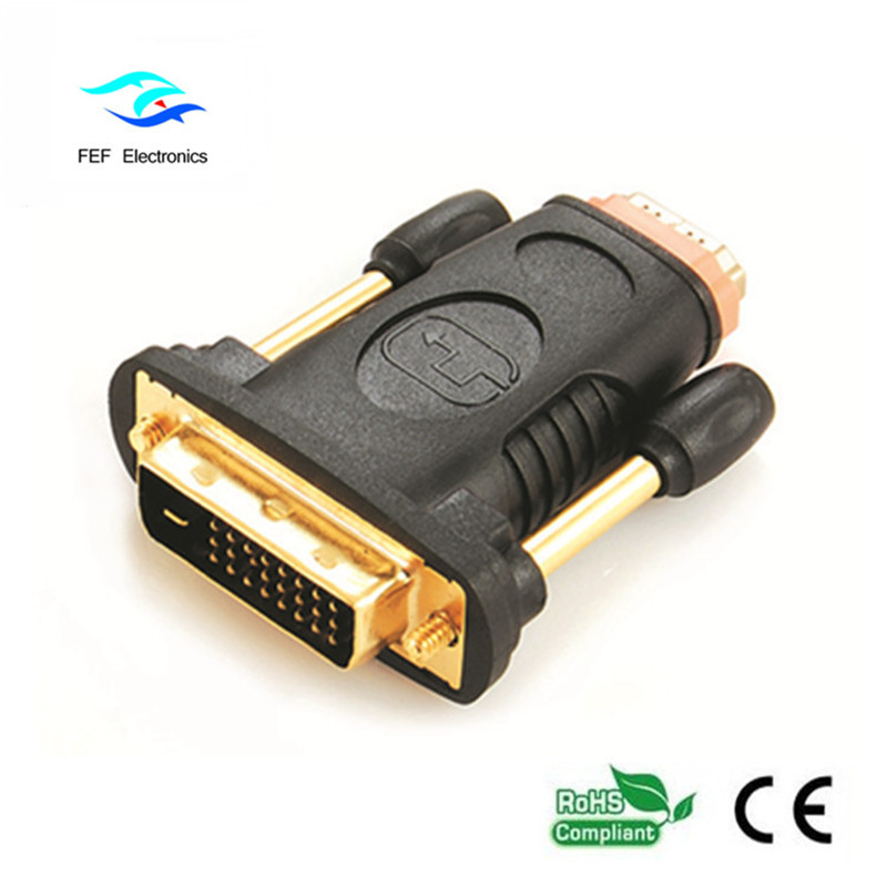 HDMI женски към DVI 24 + 1 мъжки адаптер Мъжко към женски конвертор: FEF-HD-006