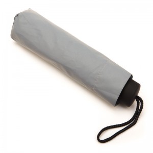 Светлобезопасен отразяващ сгъваем чадър през нощта