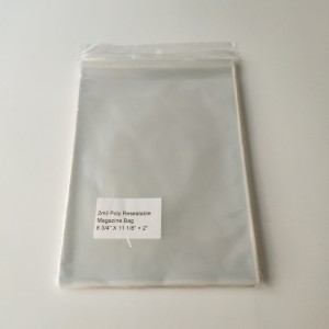 Чанта за списание Crystal Clear 2mil Poly Resealable
