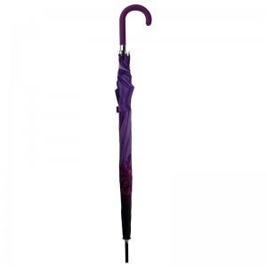 Моден слънчев чадър Auto Open Компактен външен прав чадър с лого