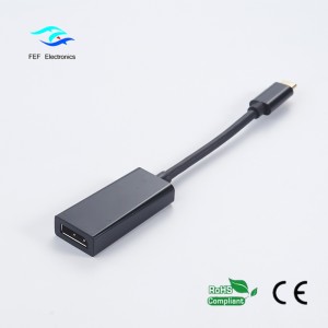 USB ТИП C за Displayport женска ABS обвивка Код: FEF-USBIC-004A