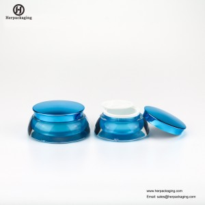 HXL222 луксозен кръг празен акрилен козметичен буркан