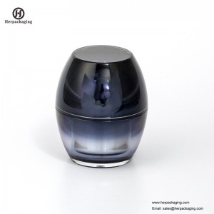 HXL232 Кръг празен козметичен буркан с двойна стена контейнер за грижа за кожата