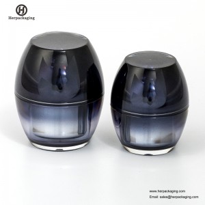 HXL232 Кръг празен козметичен буркан с двойна стена контейнер за грижа за кожата