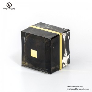 HXL233 квадратна акрилна бутилка и буркан за крем за грижа за кожата Празен козметичен буркан с двойна стена контейнер Грижа за кожа...