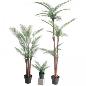 Изкуствена растителна трева с саксия за домашна сватба за домашна подредба Декорация за декорация зелена