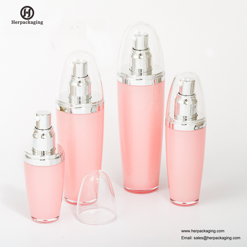 HXL315 Празен акрилен безвъздушен крем и лосион бутилка за козметични опаковки за грижа за кожата