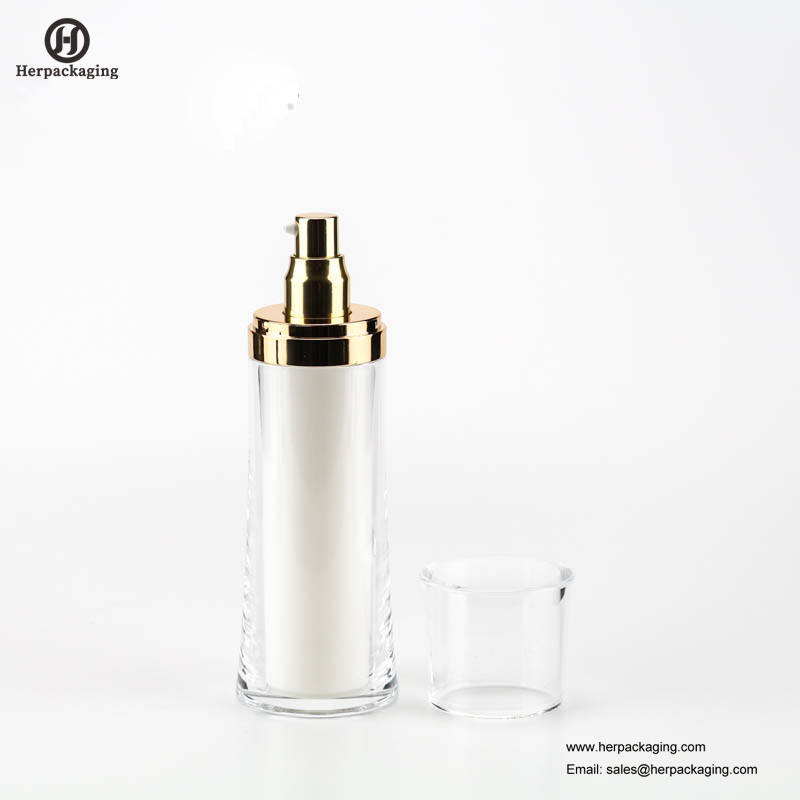 HXL316 Празен акрилен безвъздушен крем и лосион бутилка за козметични опаковки за грижа за кожата