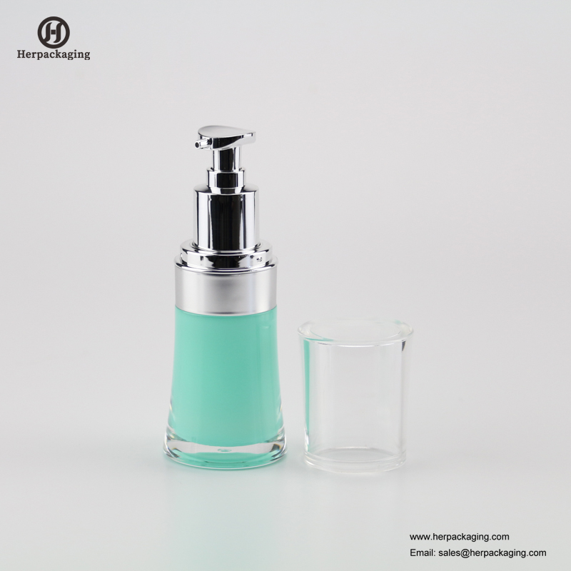 HXL317 Празен акрилен безвъздушен крем и лосион бутилка за козметични опаковки за грижа за кожата