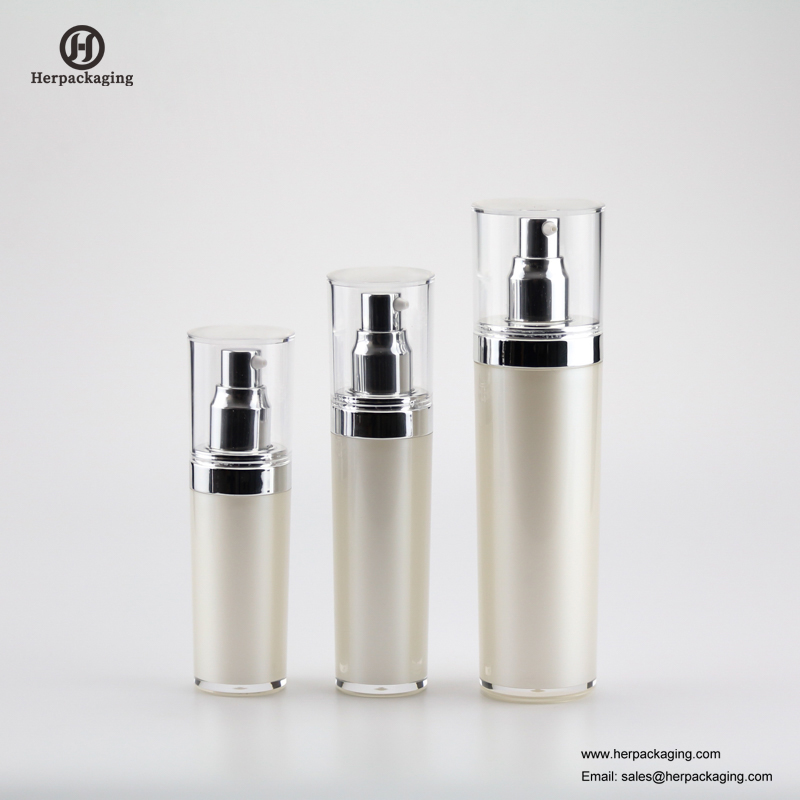 HXL321 Празен акрилен безвъздушен крем и лосион бутилка за козметични опаковки за грижа за кожата