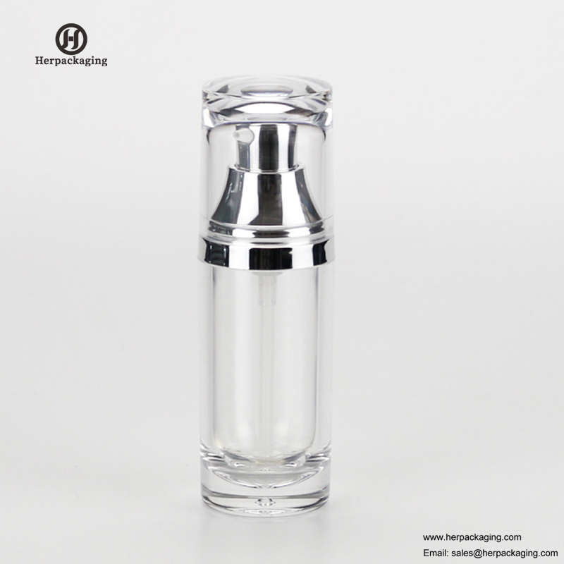 HXL328A Празен акрилен безвъздушен крем и лосион бутилка козметичен опаковъчен контейнер за грижа за кожата