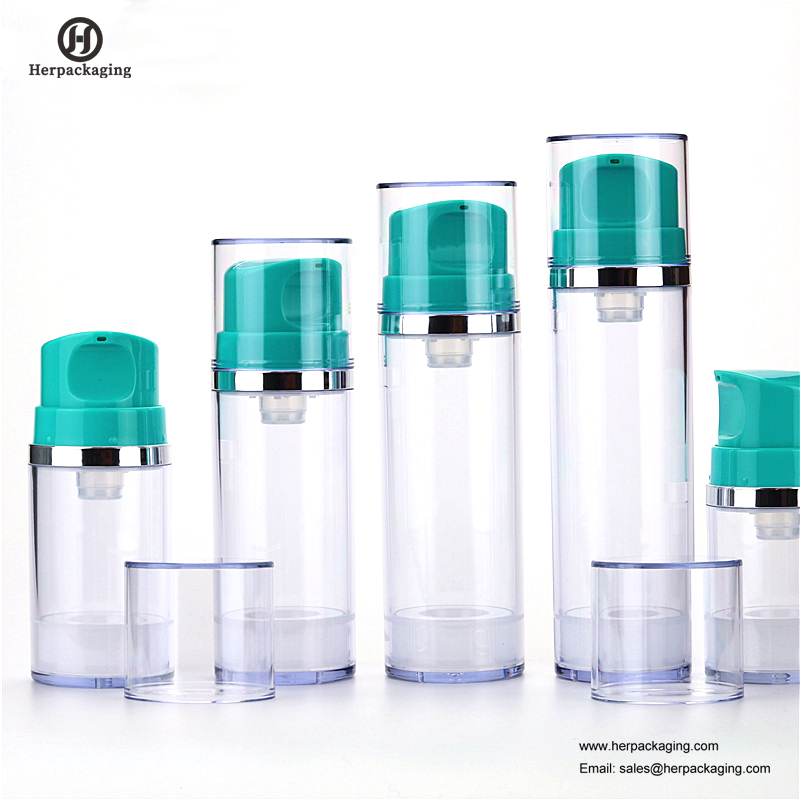 HXL415 Празен акрилен безвъздушен крем и лосион бутилка за козметични опаковки за грижа за кожата